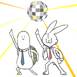 Dance Dancing Sticker by Kameryman and Usagibucho