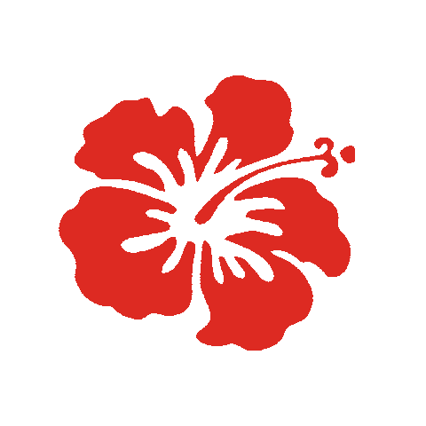 Hawaii Hibiscus Sticker by Mo' Bettahs