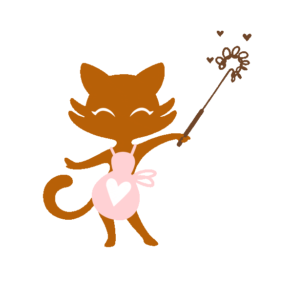 Cat Baking Sticker by kinuskikissa