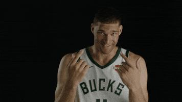 brook lopez thumbs up GIF by Milwaukee Bucks