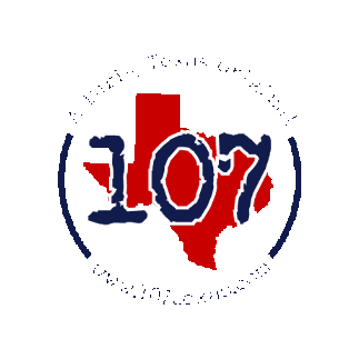 107Texas Sticker