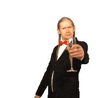 Champagne Romano Sticker