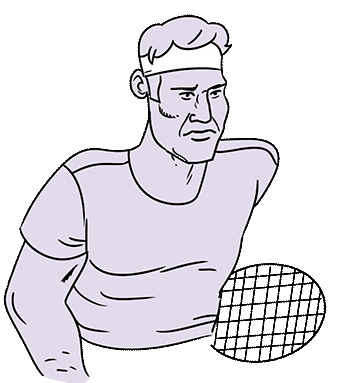 Tennis Wimbledon Sticker