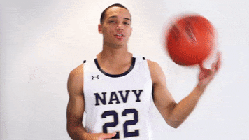 navyathletics navy athletics navy basketball navy mens basketball cam davis GIF