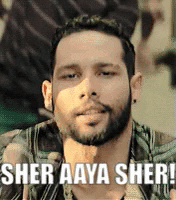 Siddhant Chaturvedi friend sher siddhant chaturvedi mc sher GIF