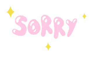 Sorry Excuse Me Sticker by Javi Roque