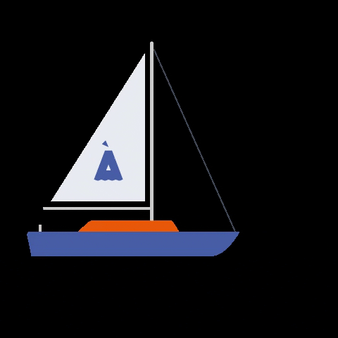 Sailing Sailboat GIF by A Marée Haute