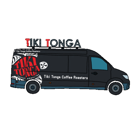Tiki Tonga Coffee Sticker