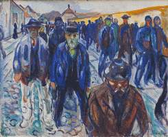 Edvard Munch Workers GIF by GIF IT UP