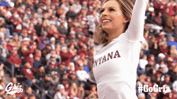Excited Washington Football Team GIF by Montana Grizzlies