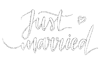 Just Married Love Sticker