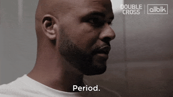 Double Cross Period GIF by ALLBLK