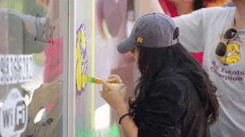 Paint Campus GIF by Western Illinois University