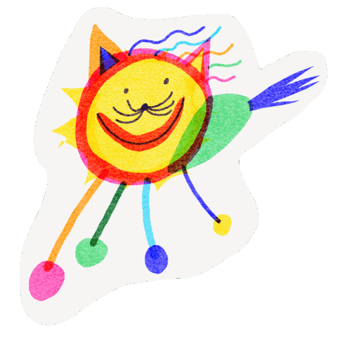 Happy Cat Sticker