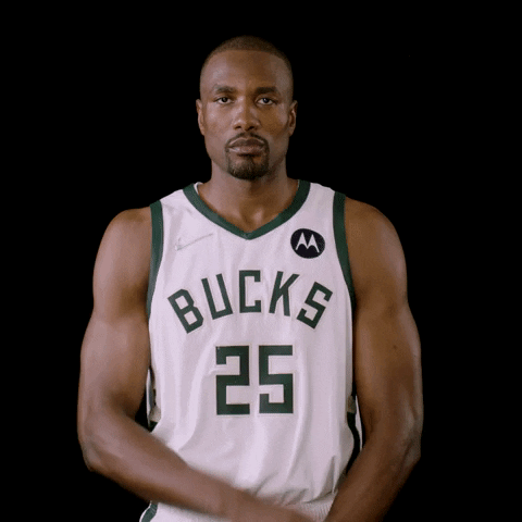 Serge Ibaka Sport GIF by Milwaukee Bucks