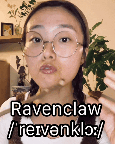 Hogwarts House Glasses GIF