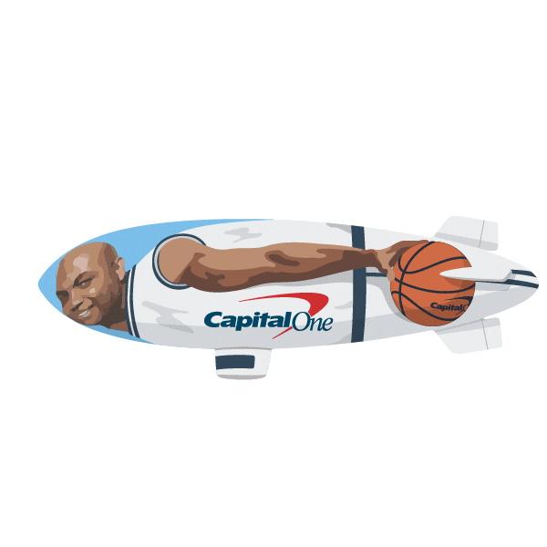 College Basketball Chuck Sticker by Capital One