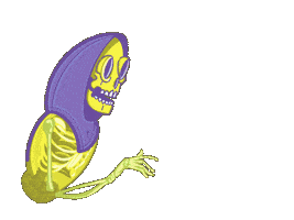 Skull Skeleton Sticker by Cereal