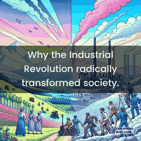 Industrial Revolution Social Impact GIF by ExplainingWhy.com