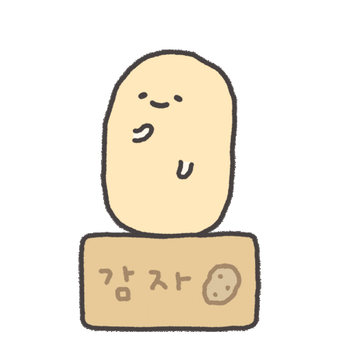 Bow Potato Sticker