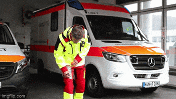 kueblerworkwear rescue emergency workwear rettungsdienst GIF