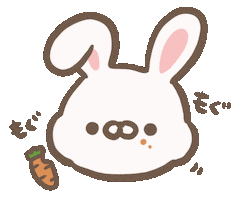 Rabbit 食べる Sticker
