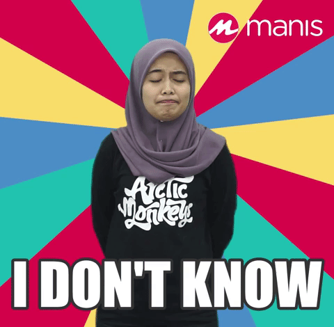 i don't know idk GIF by Manis