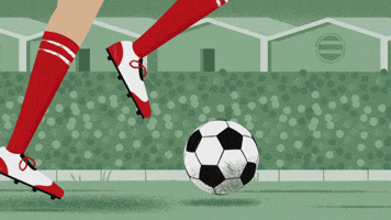 Playing Football Running GIF by Cutout Studio GmbH