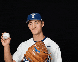 Glove Toss GIF by BYU Cougars