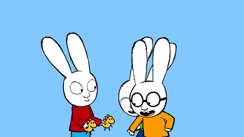 Merci Beaucoup GIF by Simon Super Rabbit - Find & Share on GIPHY