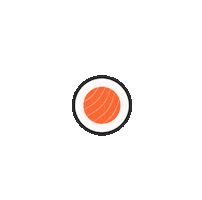 Sushi Sticker by luckyapple