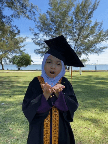 Confetti Graduate GIF by MUMTAZ COLLECTIONS