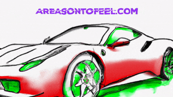 Awesome Red Car GIF by A Reason To Feel