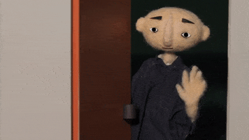 Stop-Motion Hello GIF