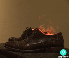 Tired Fire GIF by Apala 9