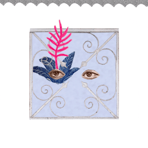 Eye Out Flower GIF by recorta y mueve