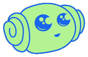 Franz Franzbrötchen Sticker by LOKL Hamburg