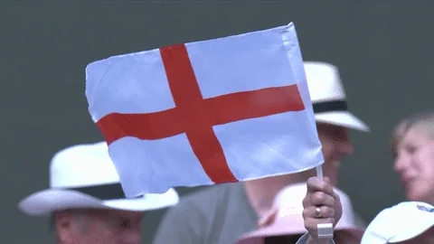 Flag England GIF by Wimb__don