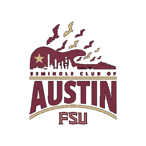 Texas Fsu Sticker by Austin Seminole Club