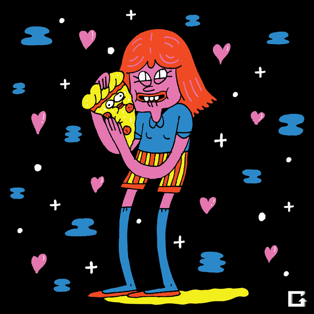 Eat Pizza Love Gif By gif Find & Share on GIPHY