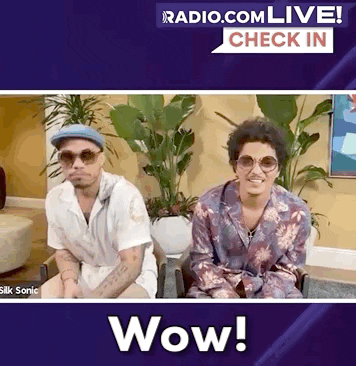 Bruno Mars Wow GIF by Audacy
