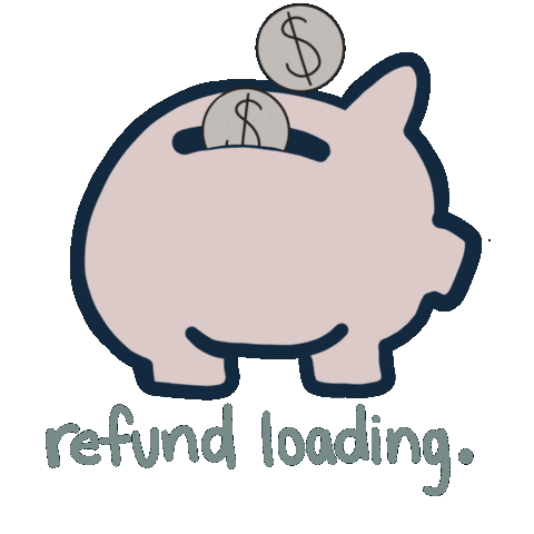 Tax Piggy Bank Sticker by Scaled Accounting Solutions