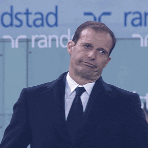 Massimiliano Allegri Reaction GIF by JuventusFC - Find & Share on GIPHY