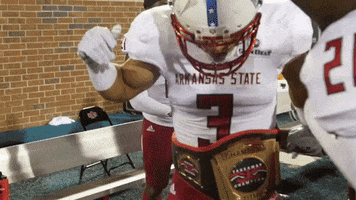 Red Wolves Celebration GIF by Arkansas State Athletics