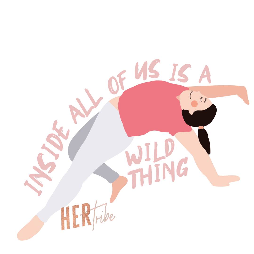 Girl Yoga Sticker by Her Tribe