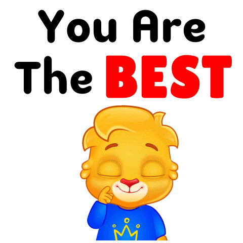 You Are The Best Thumbs Up Sticker by Lucas and Friends by RV AppStudios