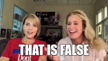 Lies That Is False GIF by Chicks on the Right