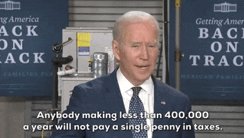 Joe Biden Taxes GIF by GIPHY News
