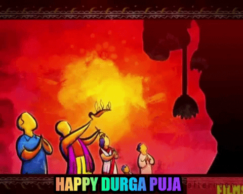 Happy-durga-puja GIFs - Get the best GIF on GIPHY