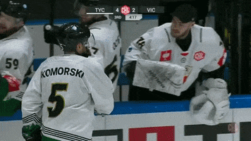 Happy Gks Tychy GIF by Champions Hockey League